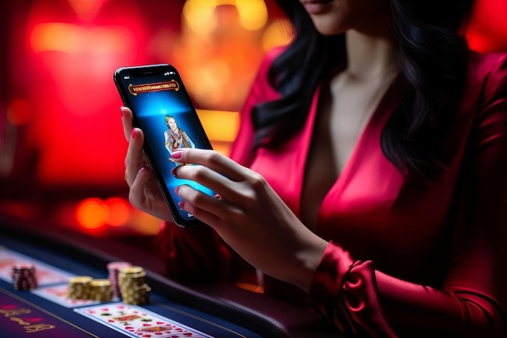 Pengguna mengecek detail transaksi dari mobile banking